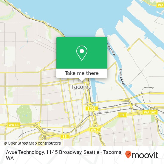Mapa de Avue Technology, 1145 Broadway