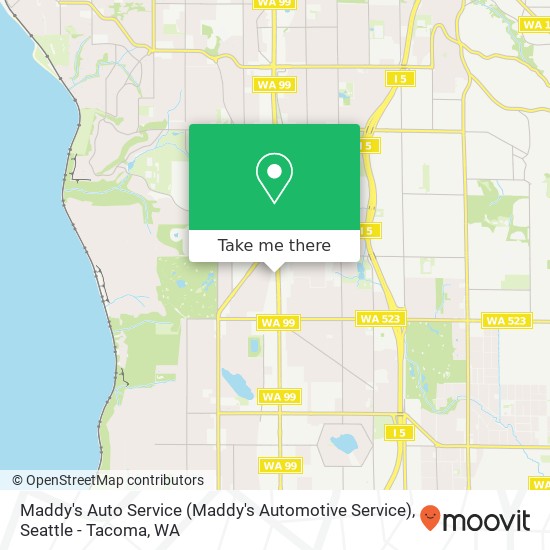 Maddy's Auto Service map