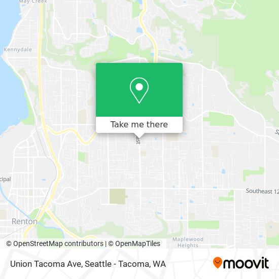 Union Tacoma Ave map