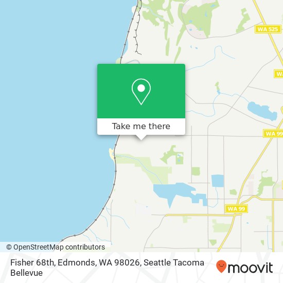 Fisher 68th, Edmonds, WA 98026 map