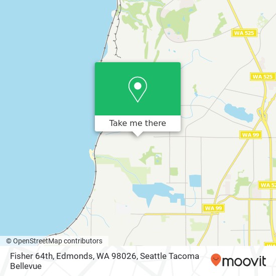 Fisher 64th, Edmonds, WA 98026 map