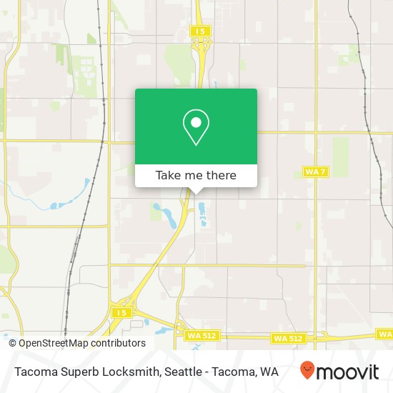 Tacoma Superb Locksmith map