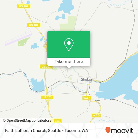 Mapa de Faith Lutheran Church