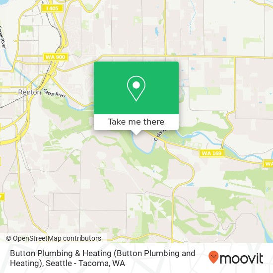 Mapa de Button Plumbing & Heating