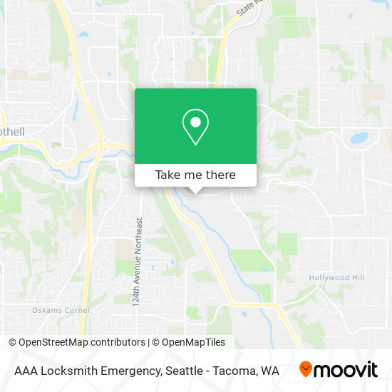 AAA Locksmith Emergency map