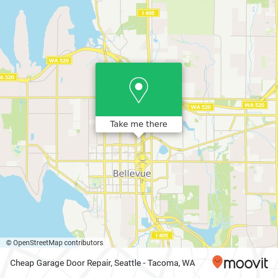 Cheap Garage Door Repair map