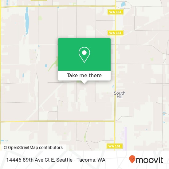 Mapa de 14446 89th Ave Ct E, Puyallup, WA 98375