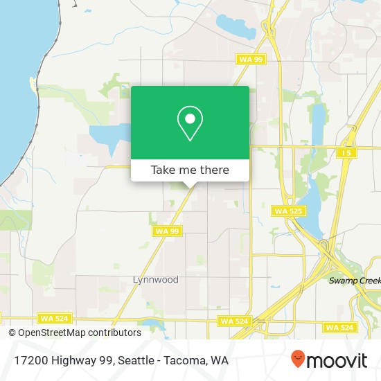 Mapa de 17200 Highway 99