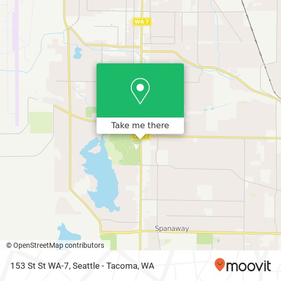 153 St St WA-7 map