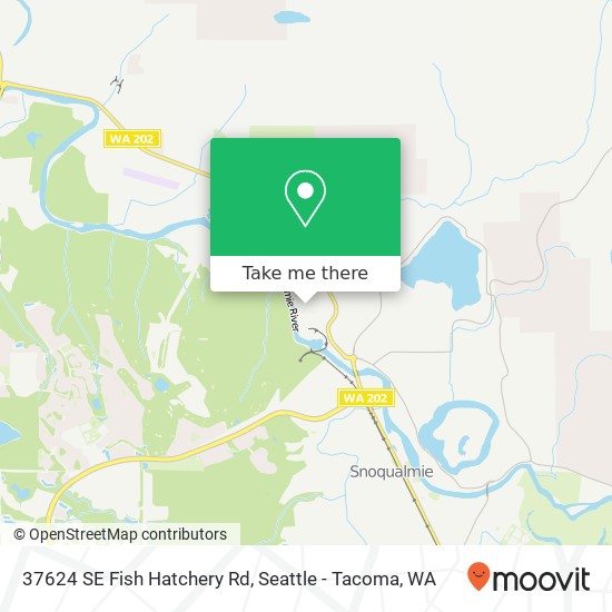 Mapa de 37624 SE Fish Hatchery Rd