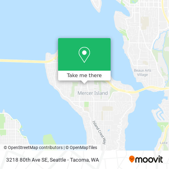 Mapa de 3218 80th Ave SE