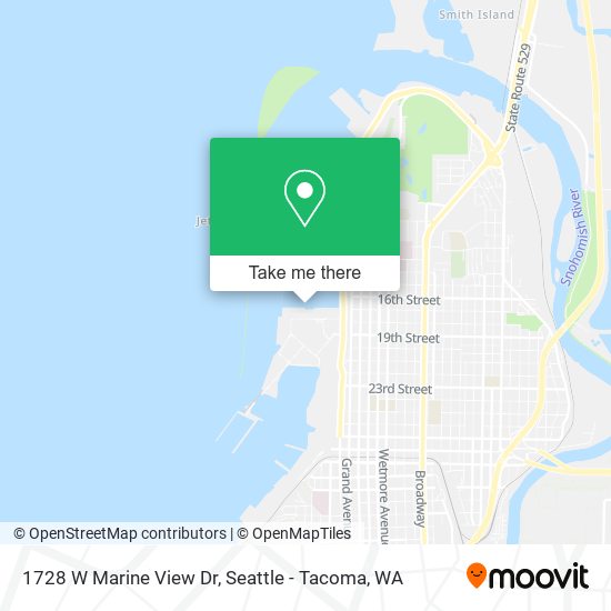 1728 W Marine View Dr map