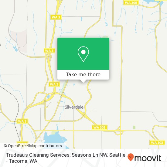 Mapa de Trudeau's Cleaning Services