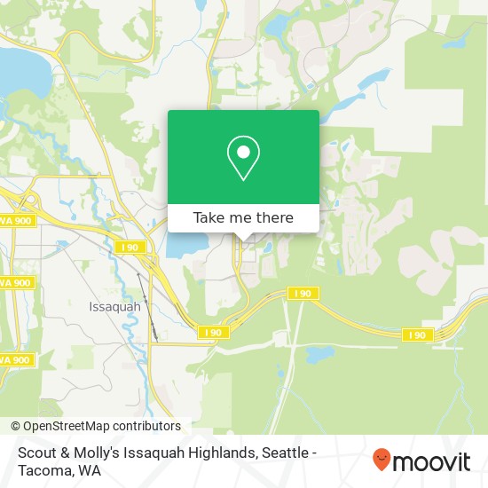 Mapa de Scout & Molly's Issaquah Highlands