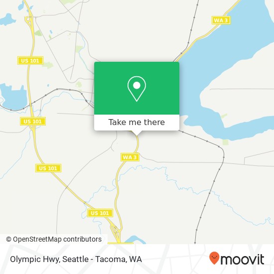Olympic Hwy map