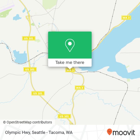 Olympic Hwy map