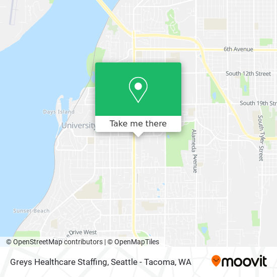 Greys Healthcare Staffing map