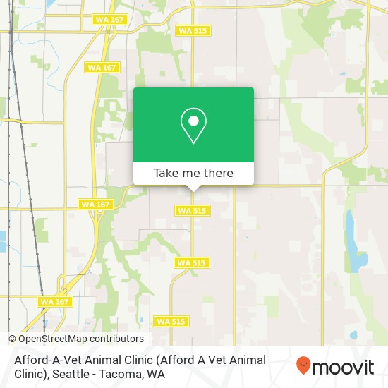 Mapa de Afford-A-Vet Animal Clinic