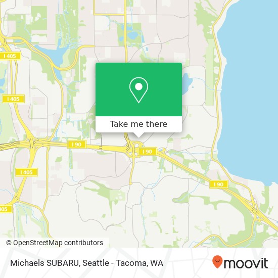 Michaels SUBARU map