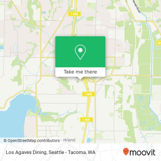 Los Agaves Dining map