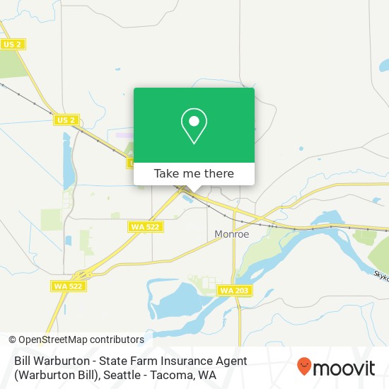 Mapa de Bill Warburton - State Farm Insurance Agent (Warburton Bill)