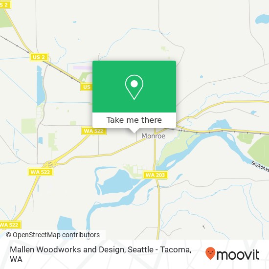 Mapa de Mallen Woodworks and Design