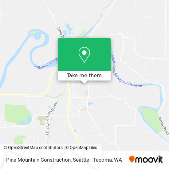Mapa de Pine Mountain Construction