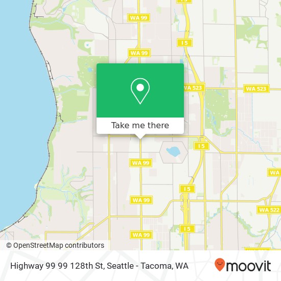 Highway 99 99 128th St map