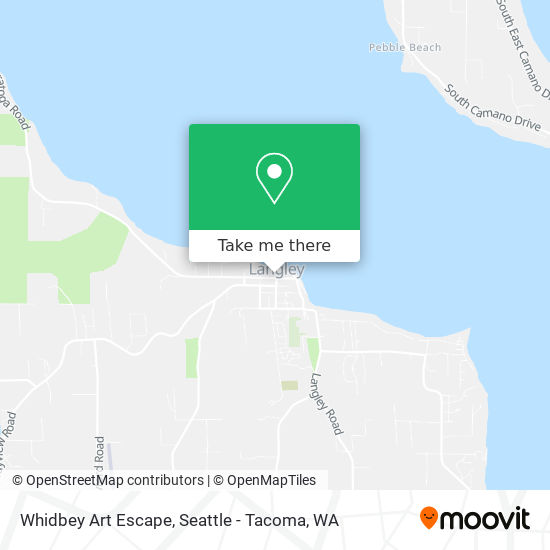 Whidbey Art Escape map