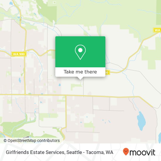 Girlfriends Estate Services map