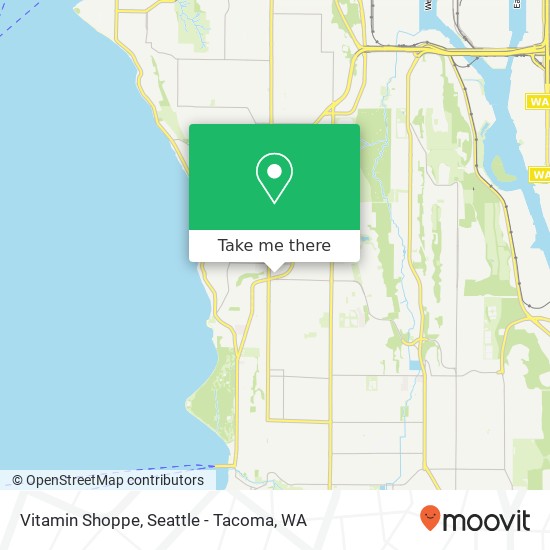 Mapa de Vitamin Shoppe