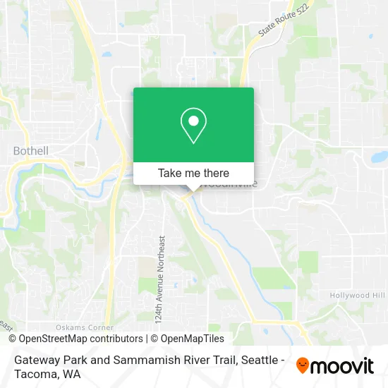 Mapa de Gateway Park and Sammamish River Trail