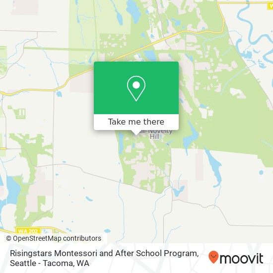 Risingstars Montessori and After School Program map