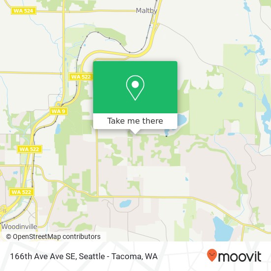 166th Ave Ave SE, Woodinville, WA 98072 map