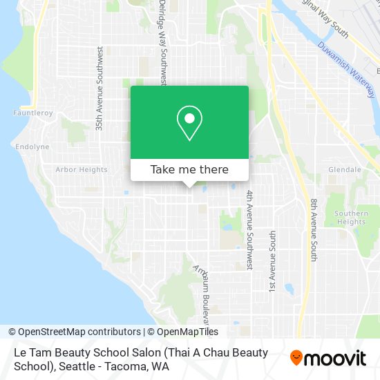 Mapa de Le Tam Beauty School Salon (Thai A Chau Beauty School)