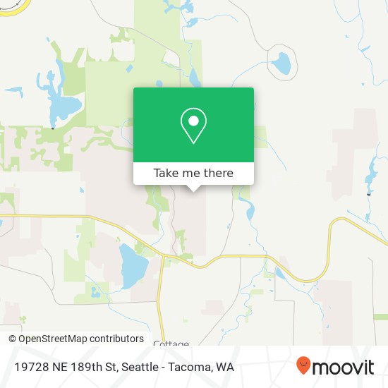 Mapa de 19728 NE 189th St, Woodinville, WA 98077