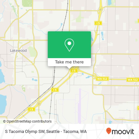 Mapa de S Tacoma Olymp SW