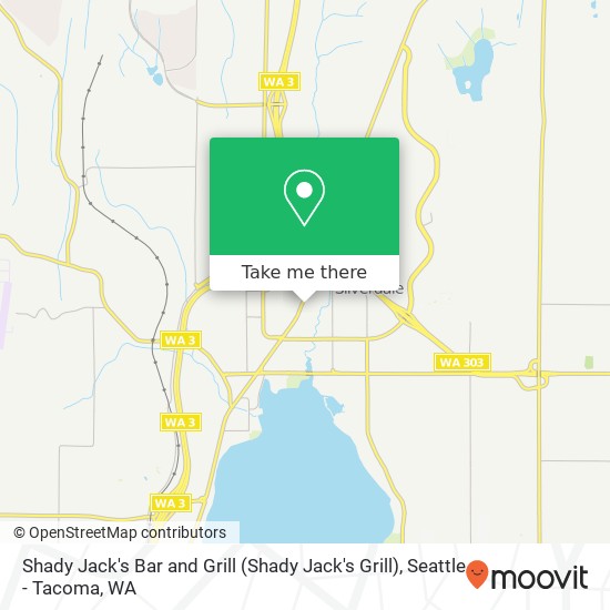 Mapa de Shady Jack's Bar and Grill (Shady Jack's Grill)