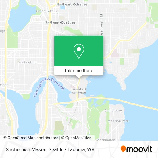 Snohomish Mason map