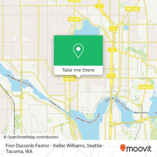 Mapa de Finn Ducomb-Festor - Keller Williams