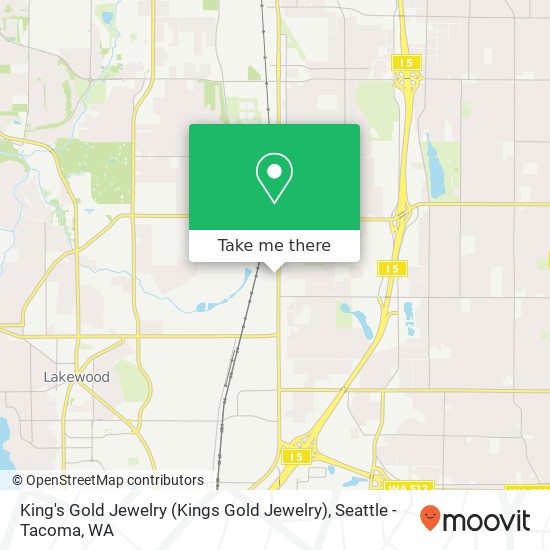 Mapa de King's Gold Jewelry (Kings Gold Jewelry)