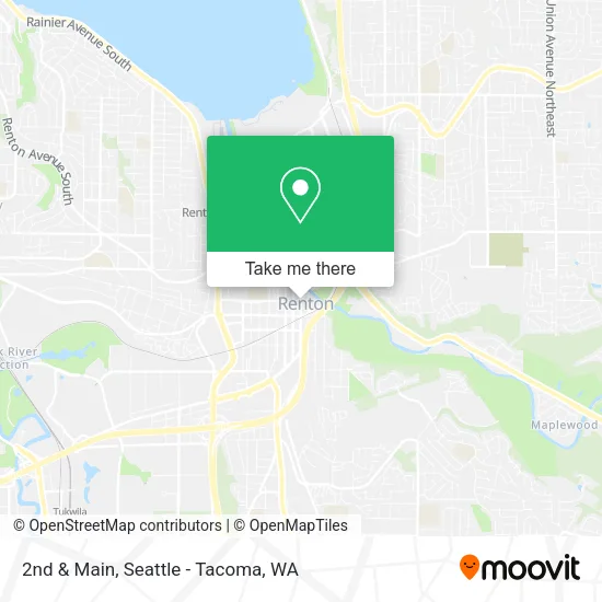 Mapa de 2nd & Main