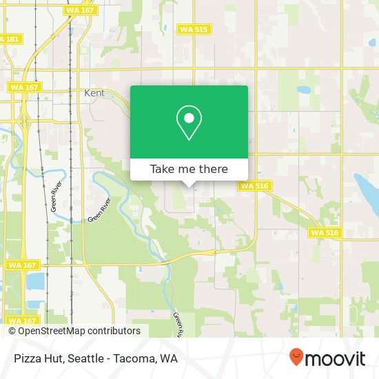 Pizza Hut map