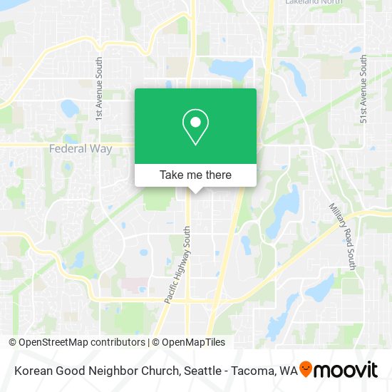 Korean Good Neighbor Church map