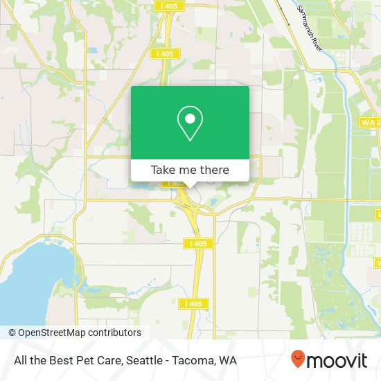 All the Best Pet Care map