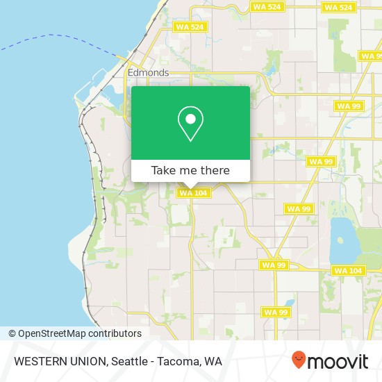 WESTERN UNION map