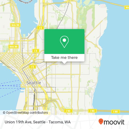 Mapa de Union 19th Ave
