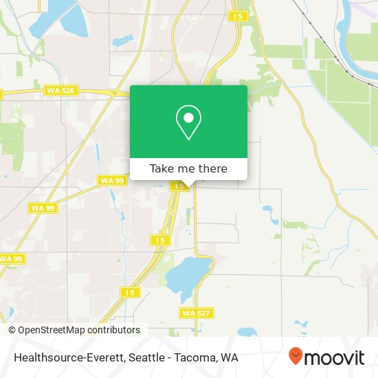 Mapa de Healthsource-Everett