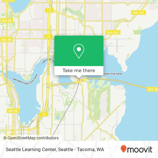 Seattle Learning Center map