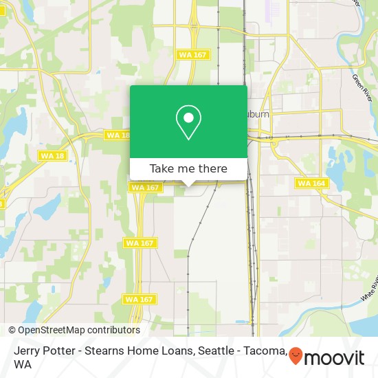 Jerry Potter - Stearns Home Loans map